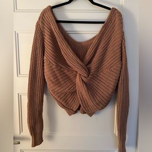 LA Hearts cropped sweater